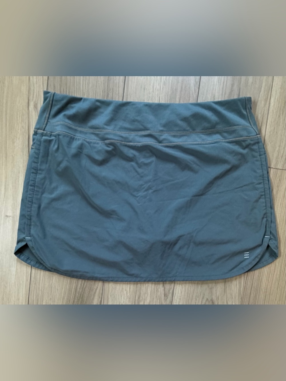 Free Fly Bamboo Skort Skirt Gray/Blue Activewear Athletic  Womens XL